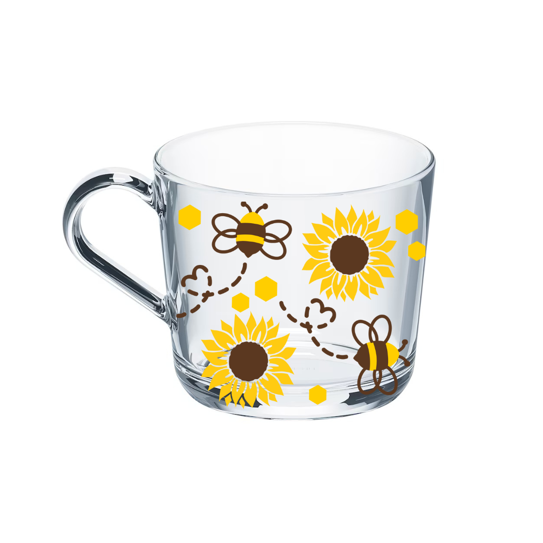 Sunflower Glass Mug