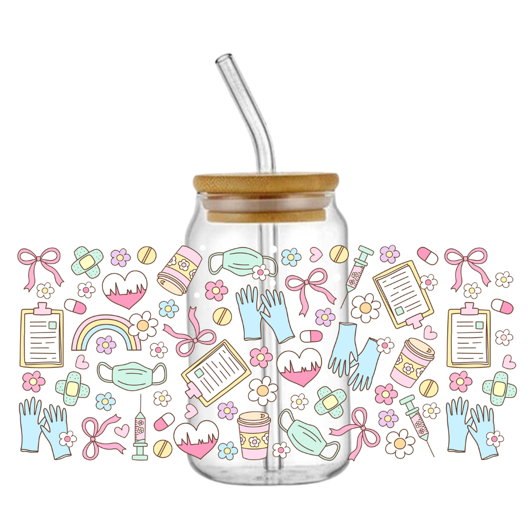 Nurse Glass Tumbler