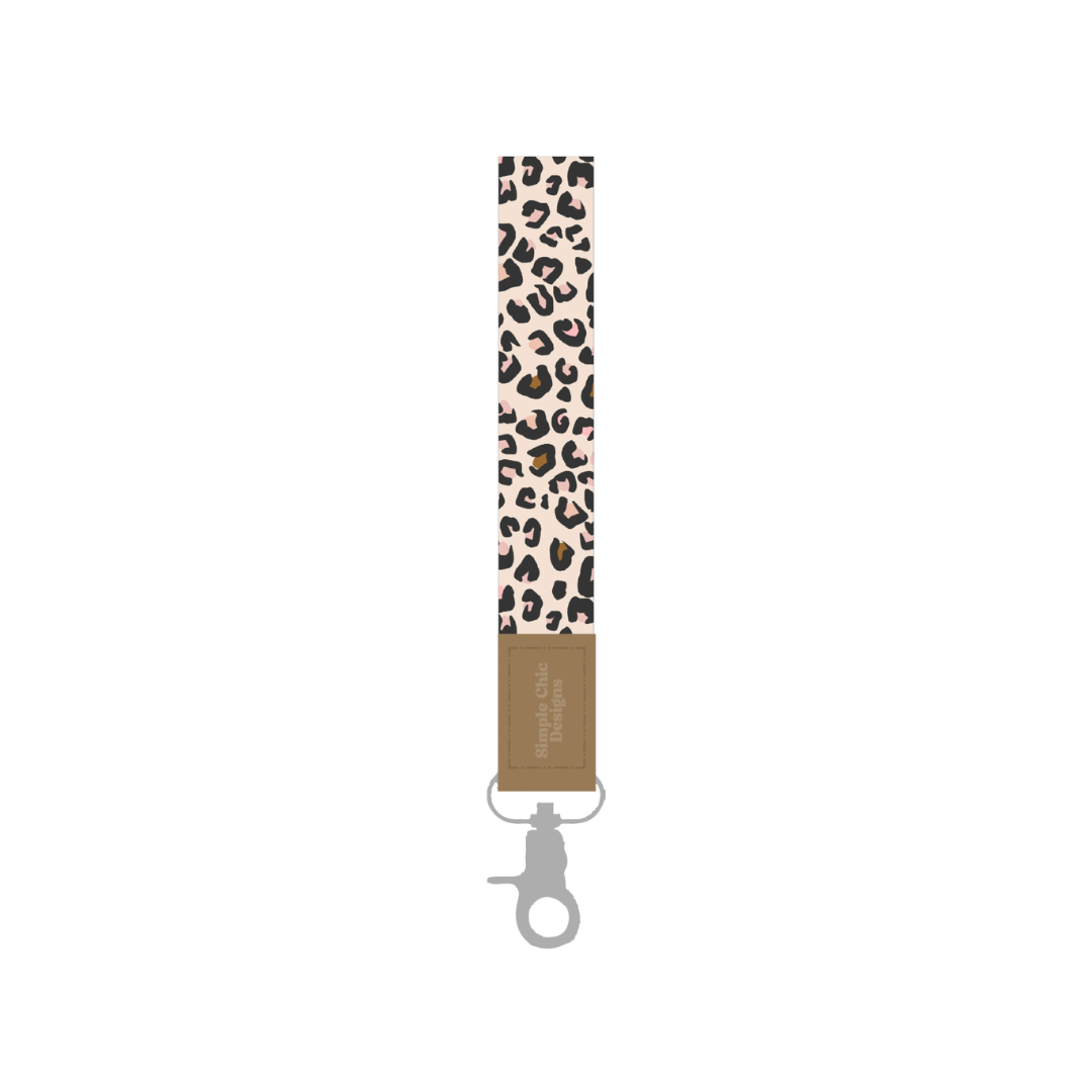 Leopard Wristlet