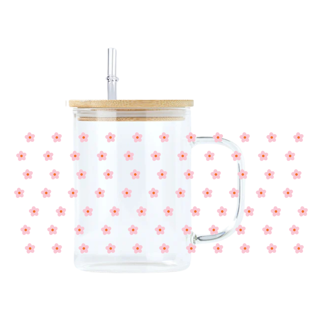 Mini Daisy Glass Mug