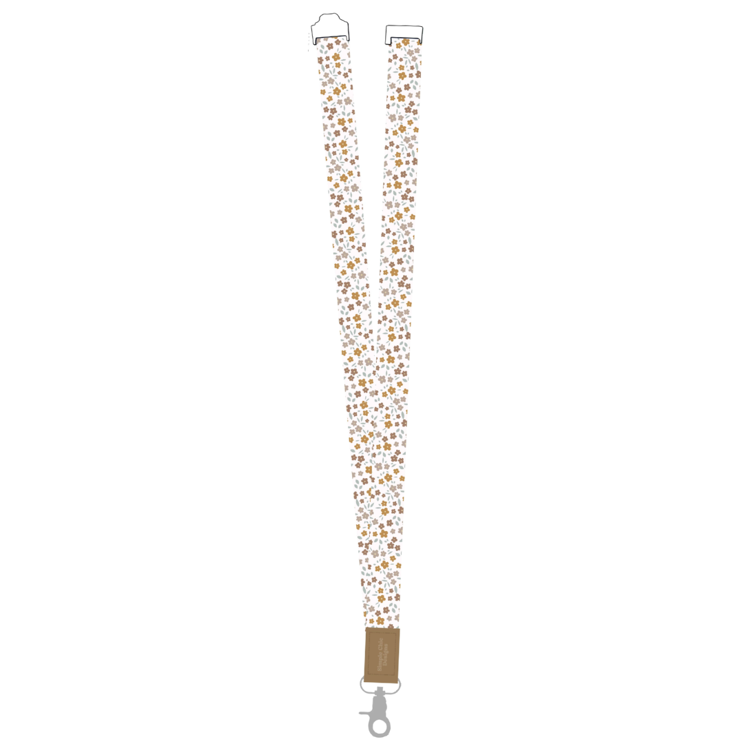 Autumn Floral Lanyard