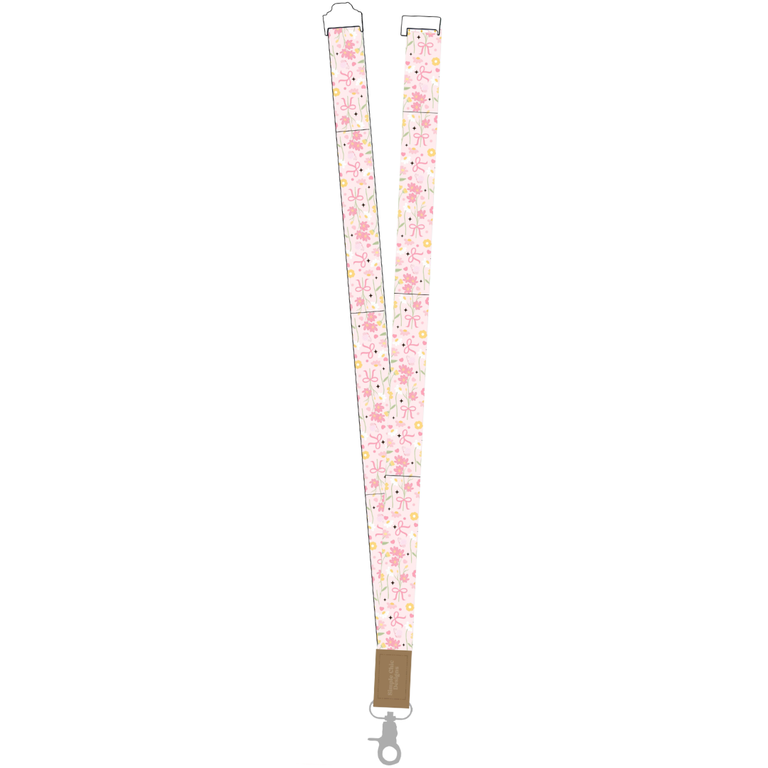Spring Flowers Lanyard