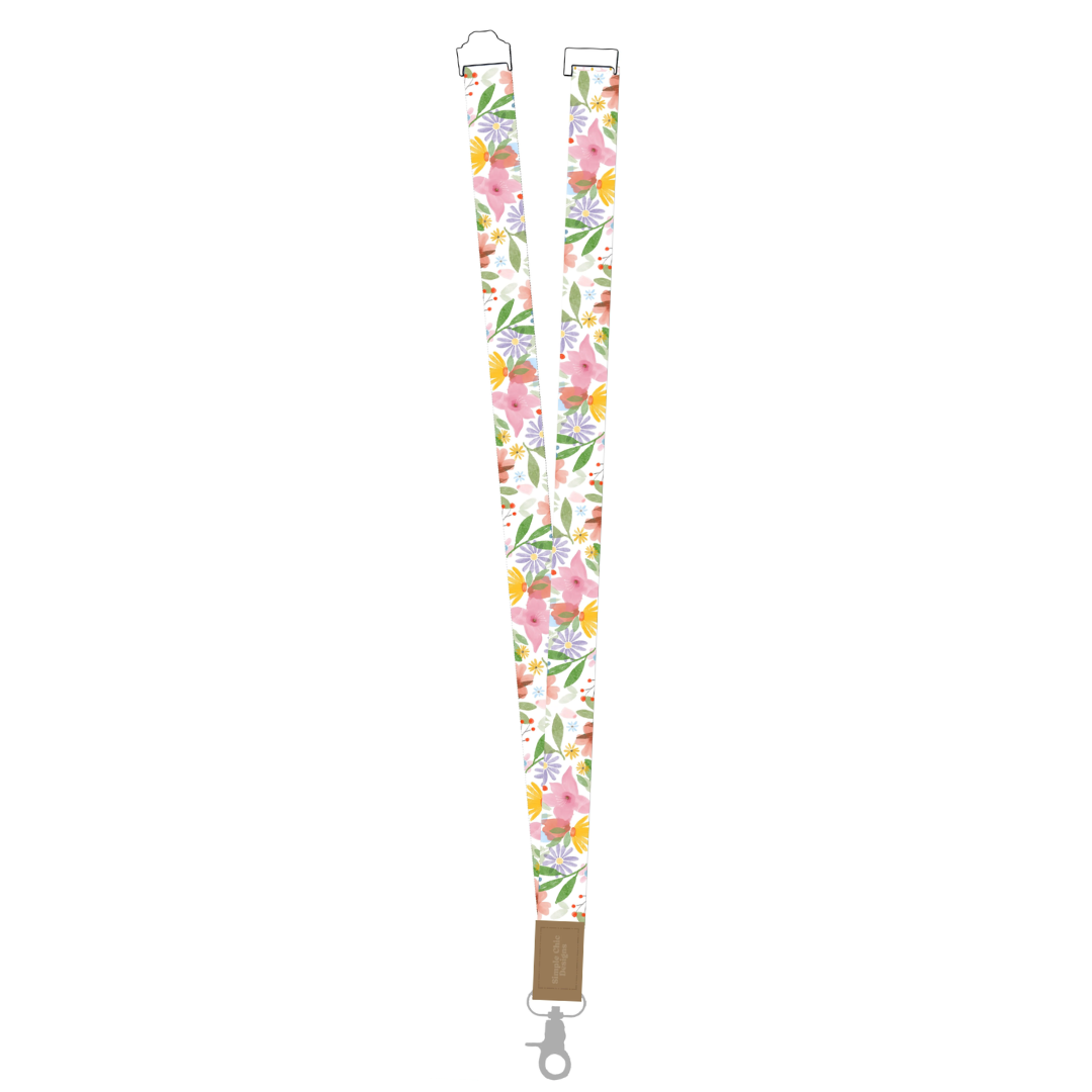 Rainforest Floral Lanyard