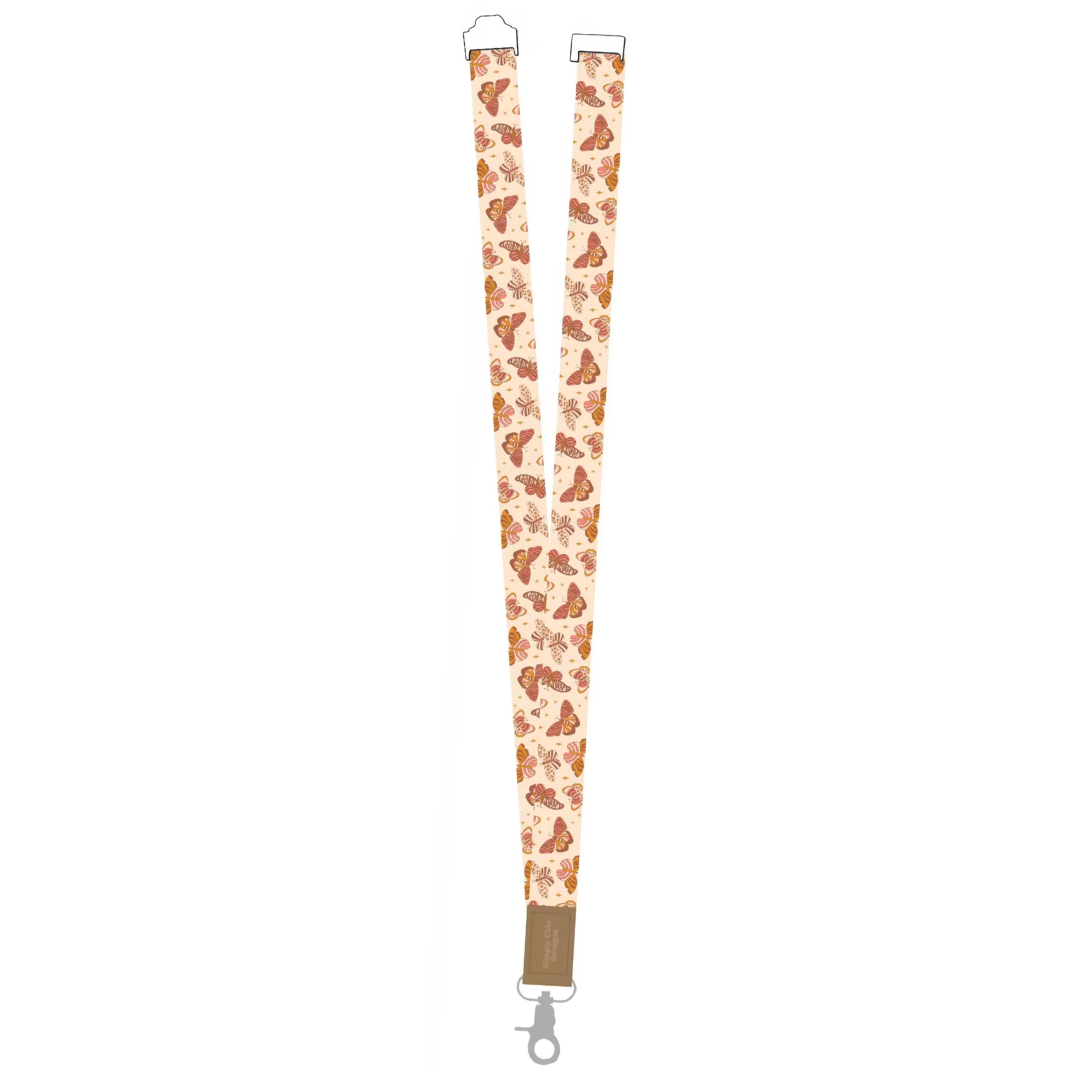 Boho Butterfly Lanyard