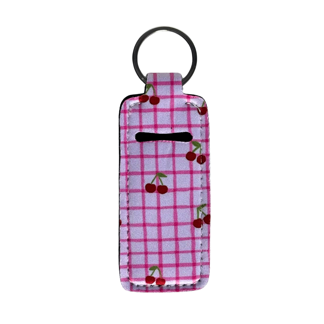 Pink Cherries Lip Balm Holder