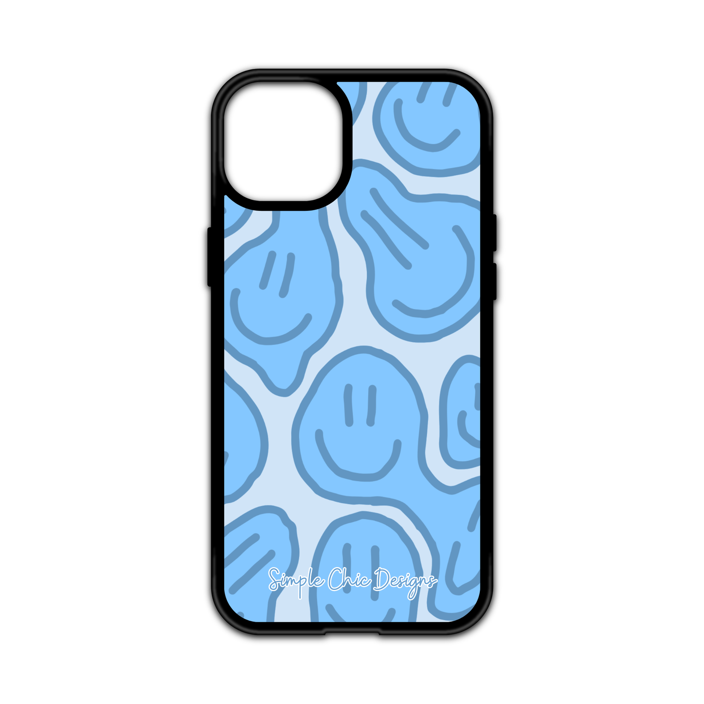 Blue Smilies iPhone Case - MagSafe
