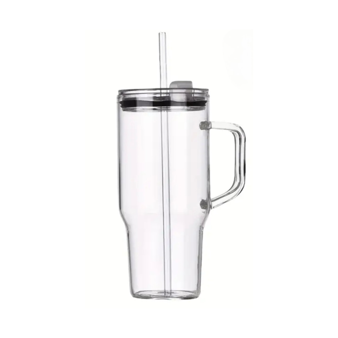 1.1l Glass Tumbler w Handle
