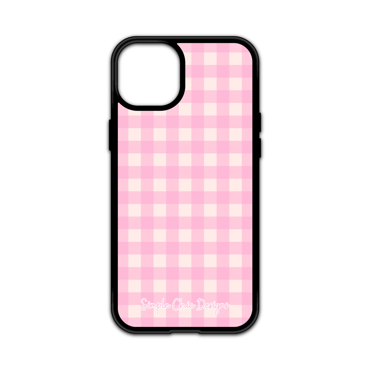 Pink Gingham iPhone Case - MagSafe