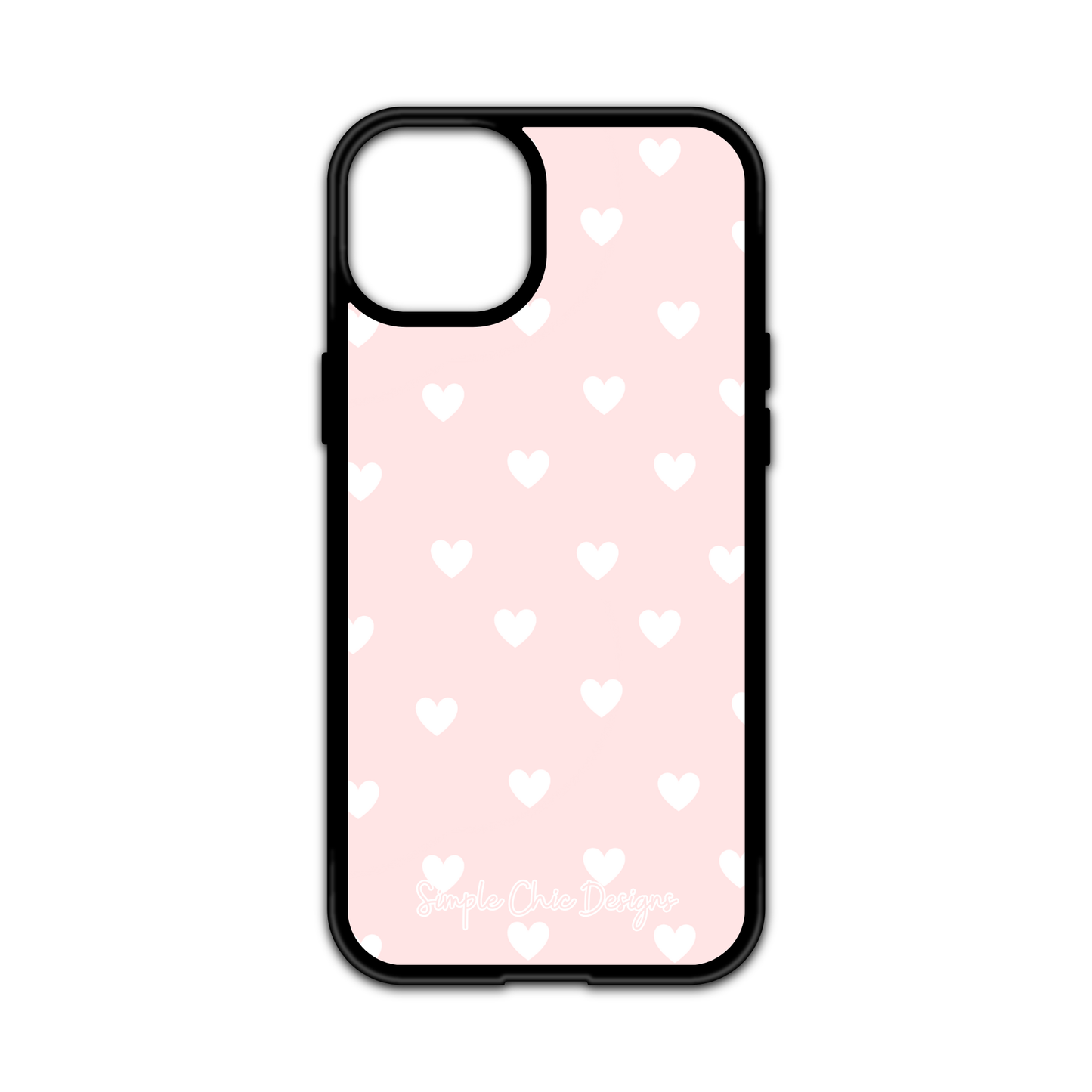 Pink Hearts iPhone Case - MagSafe