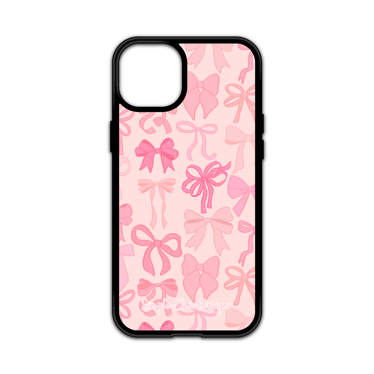 Pink Bows iPhone Case