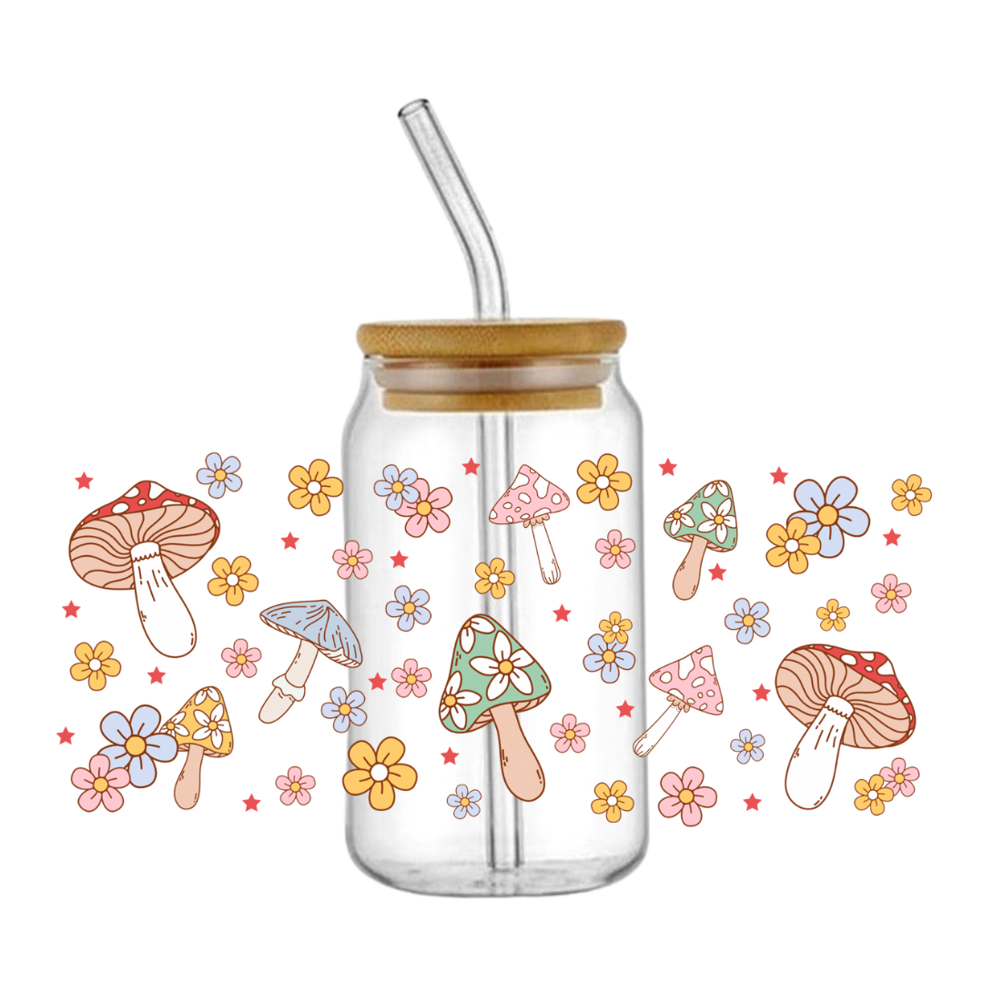 Retro Mushroom Tumbler