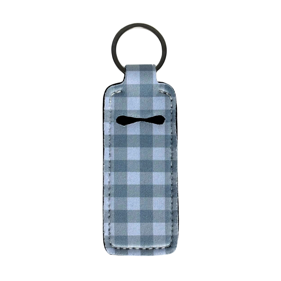 Sage Gingham Lip Balm Holder