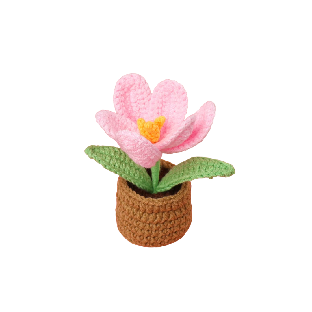 Tulip Mini Crochet Flower