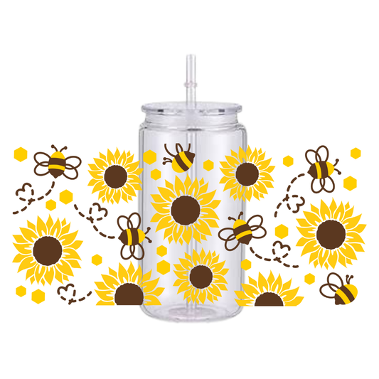 Sunflower Plastic Tumbler