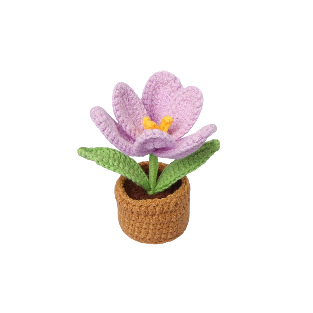 Tulip Mini Crochet Flower