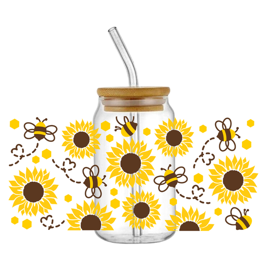 Sunflower Glass Tumbler
