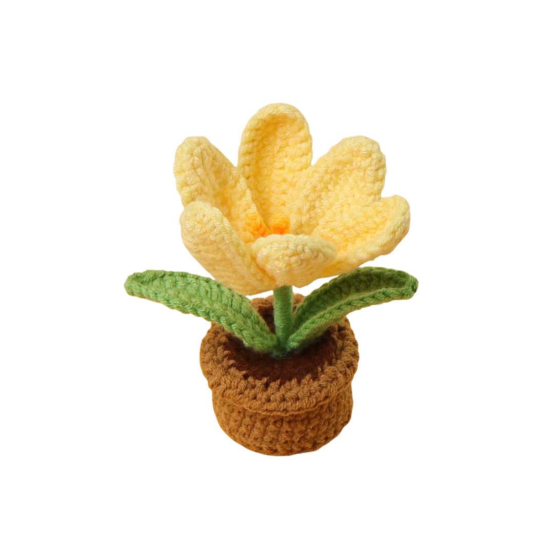 Tulip Mini Crochet Flower