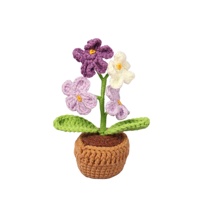 Forget Me Knot Mini Crochet Flower