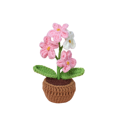 Forget Me Knot Mini Crochet Flower
