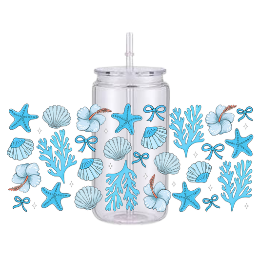 Seashell Plastic Tumbler