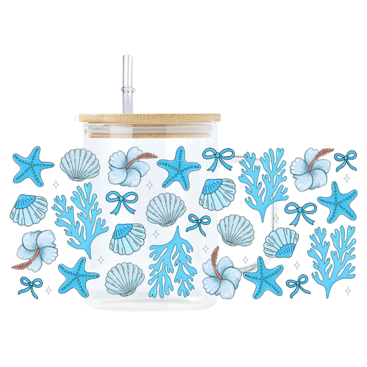 Seashell Glass Mug