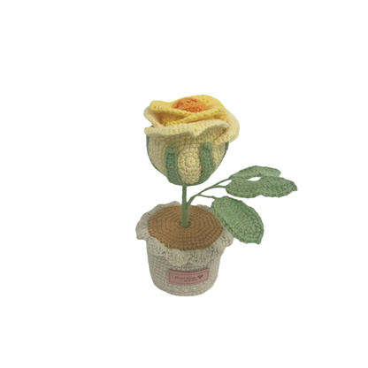 Rose Large Crochet Flower