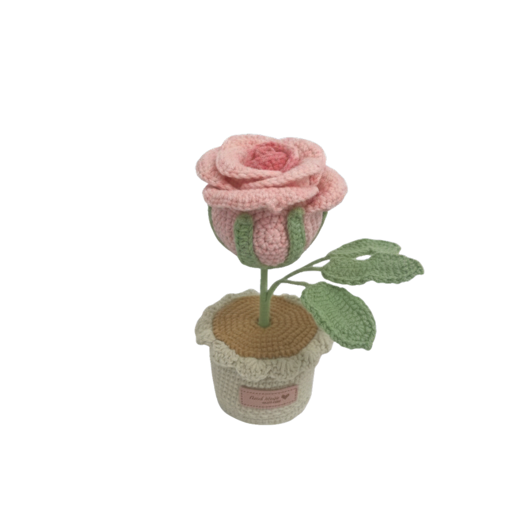 Rose Large Crochet Flower