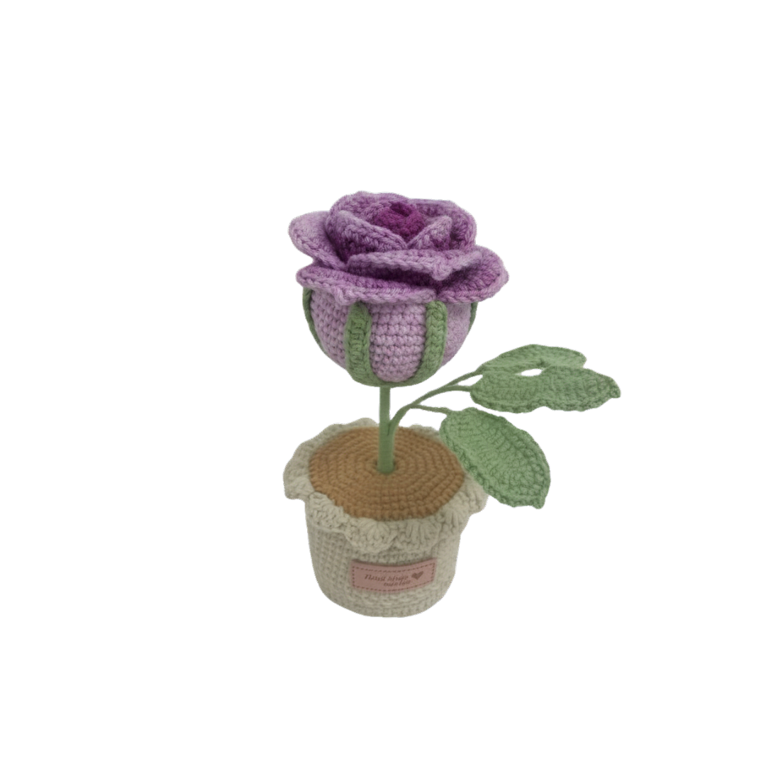 Rose Large Crochet Flower