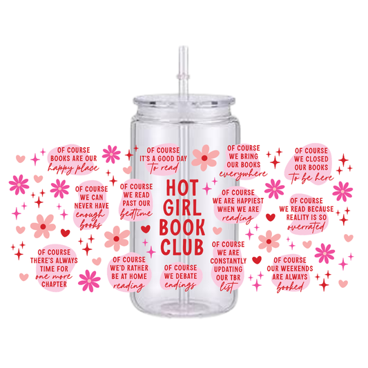 Hot Girls Book Club Plastic Tumbler