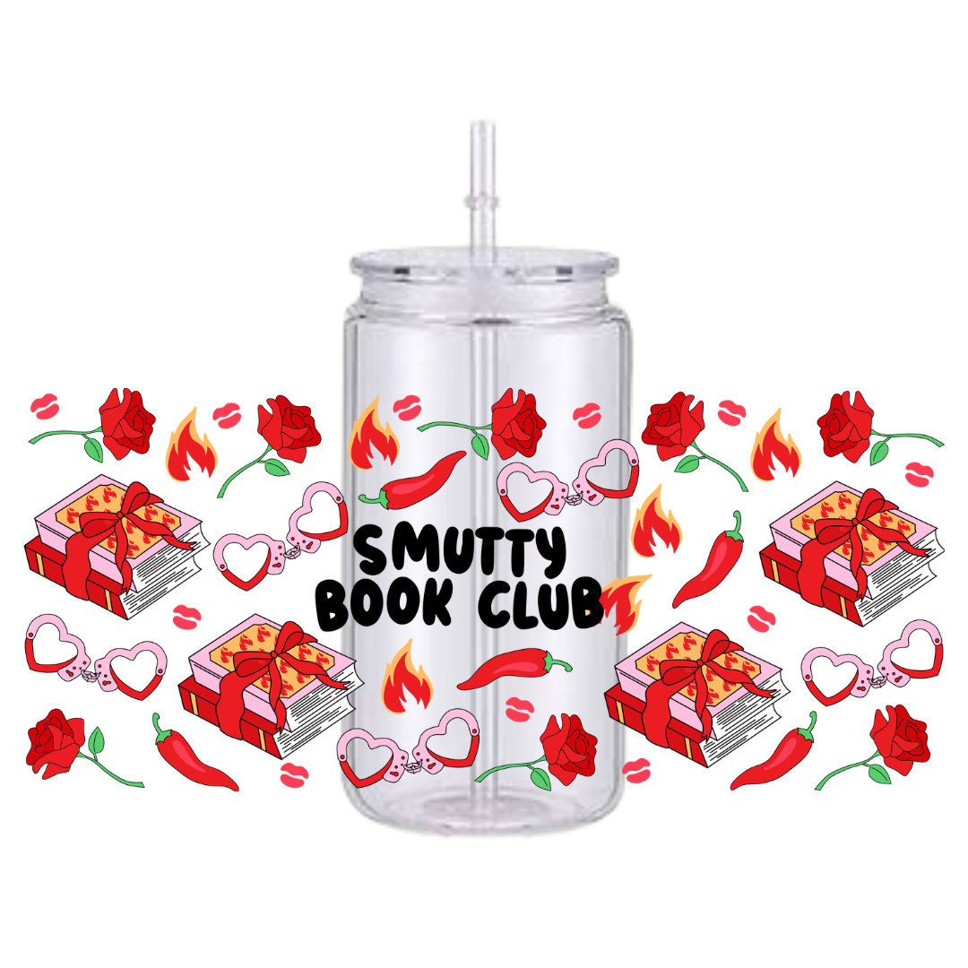 Smutty Book Club Plastic Tumbler