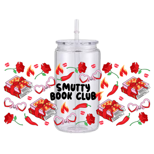 Smutty Book Club Plastic Tumbler