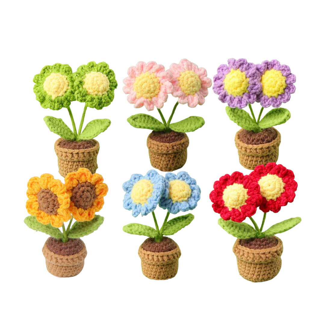 Daisy Mini Crochet Flower