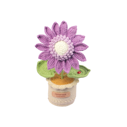 Sunflower Large Crochet Flower