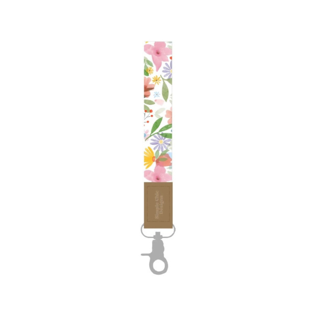 Rainforest Floral Wristlet