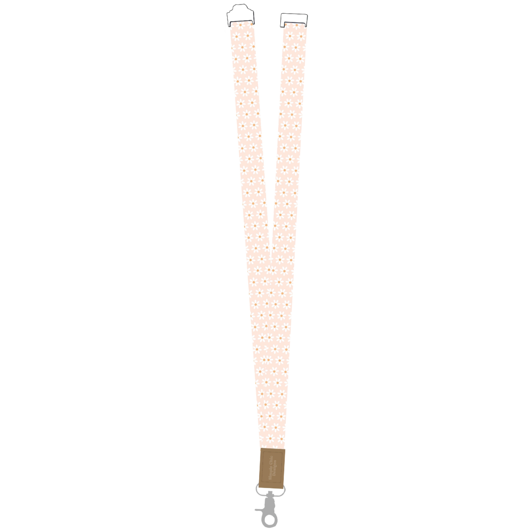 Pastel Daisies Lanyard