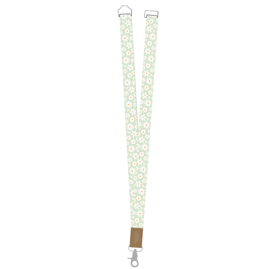 Green Daisies Lanyard