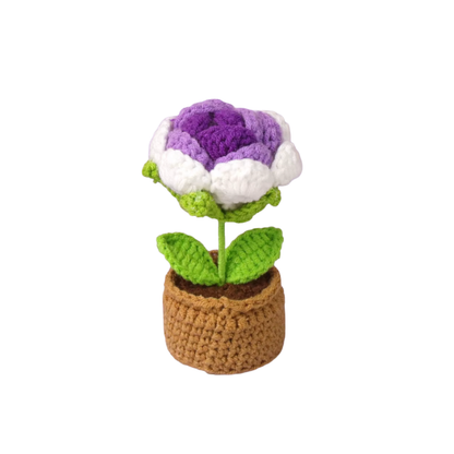 Rose Mini Crochet Flower