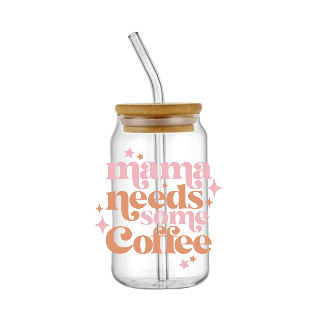 Mama Needs Some Coffee Plastic Tumbler