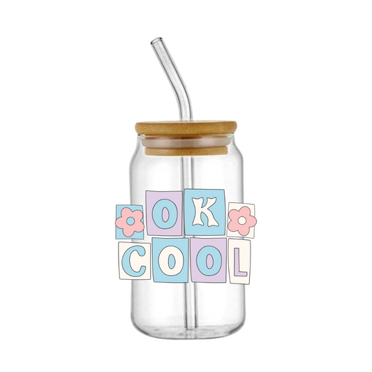 Ok Cool Glass Tumbler