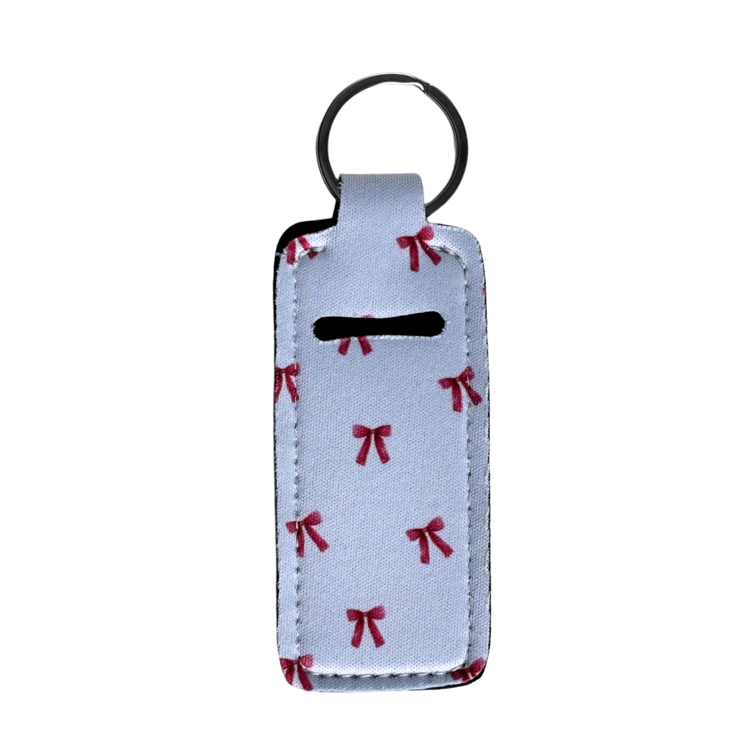 Mini Red Bows Lip Balm Holder