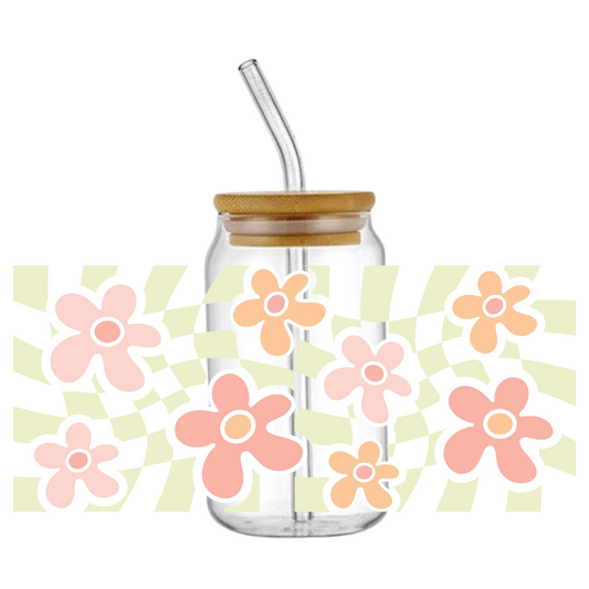 Pastel Checkered Tumbler