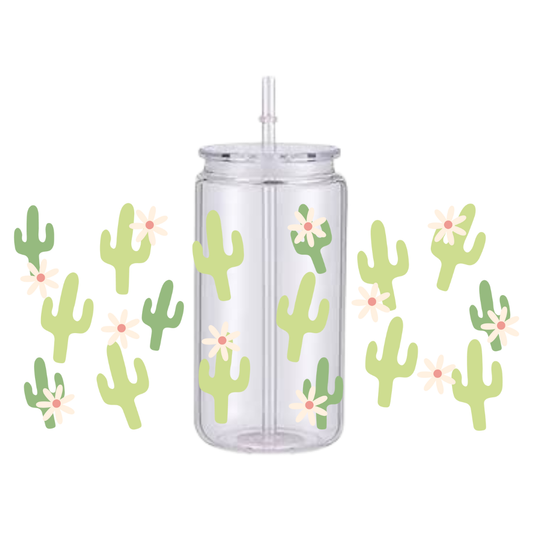 Cactus Plastic Tumbler