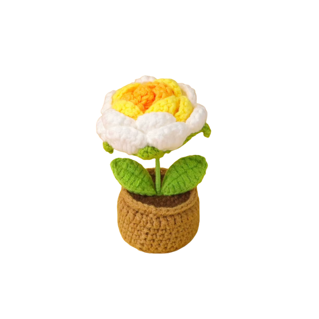 Rose Mini Crochet Flower