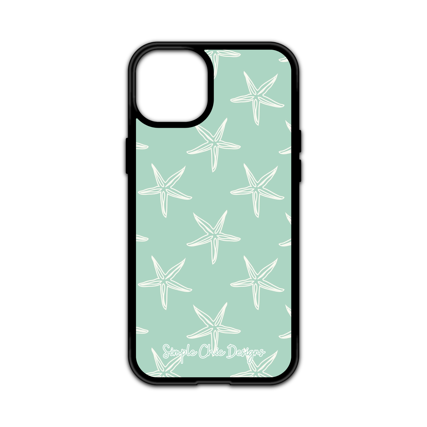Aqua Starfish iPhone Case - MagSafe