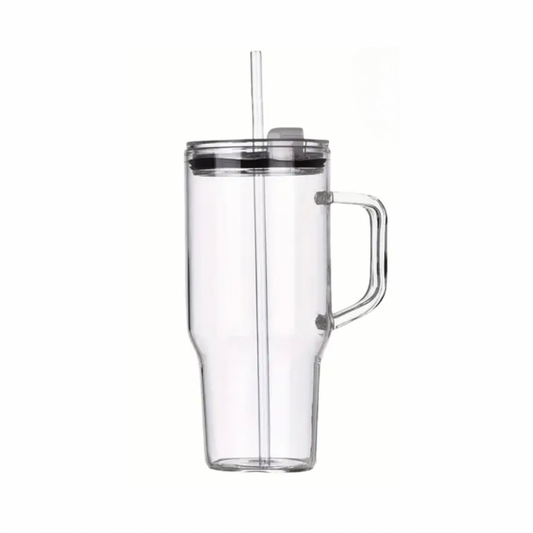 1.1l Glass Tumbler w Handle