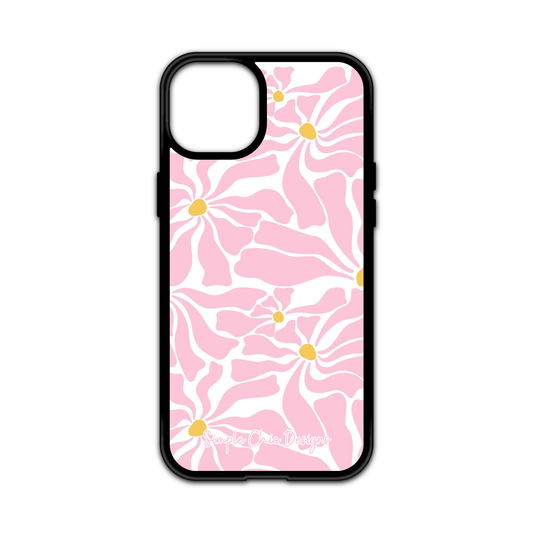 Pink Abstract Floral iPhone Case - MagSafe
