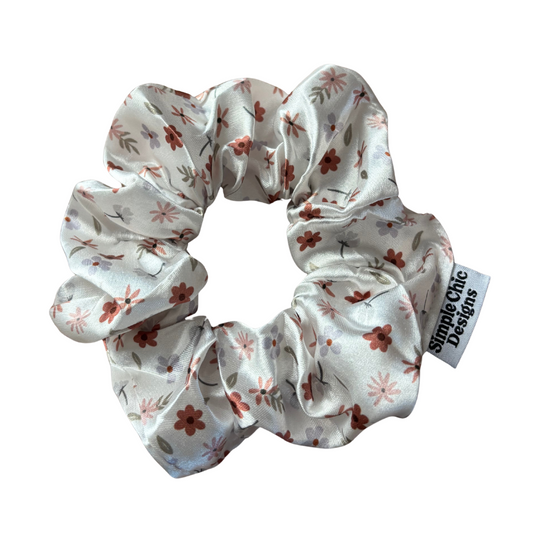 Autumn Floral Scrunchie