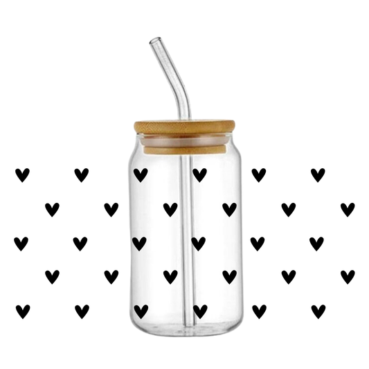 Hearts Glass Tumbler